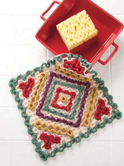 Diagonals dishcloth