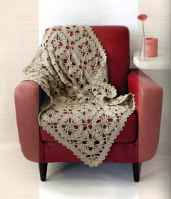 Bruges Lace Dune Throw