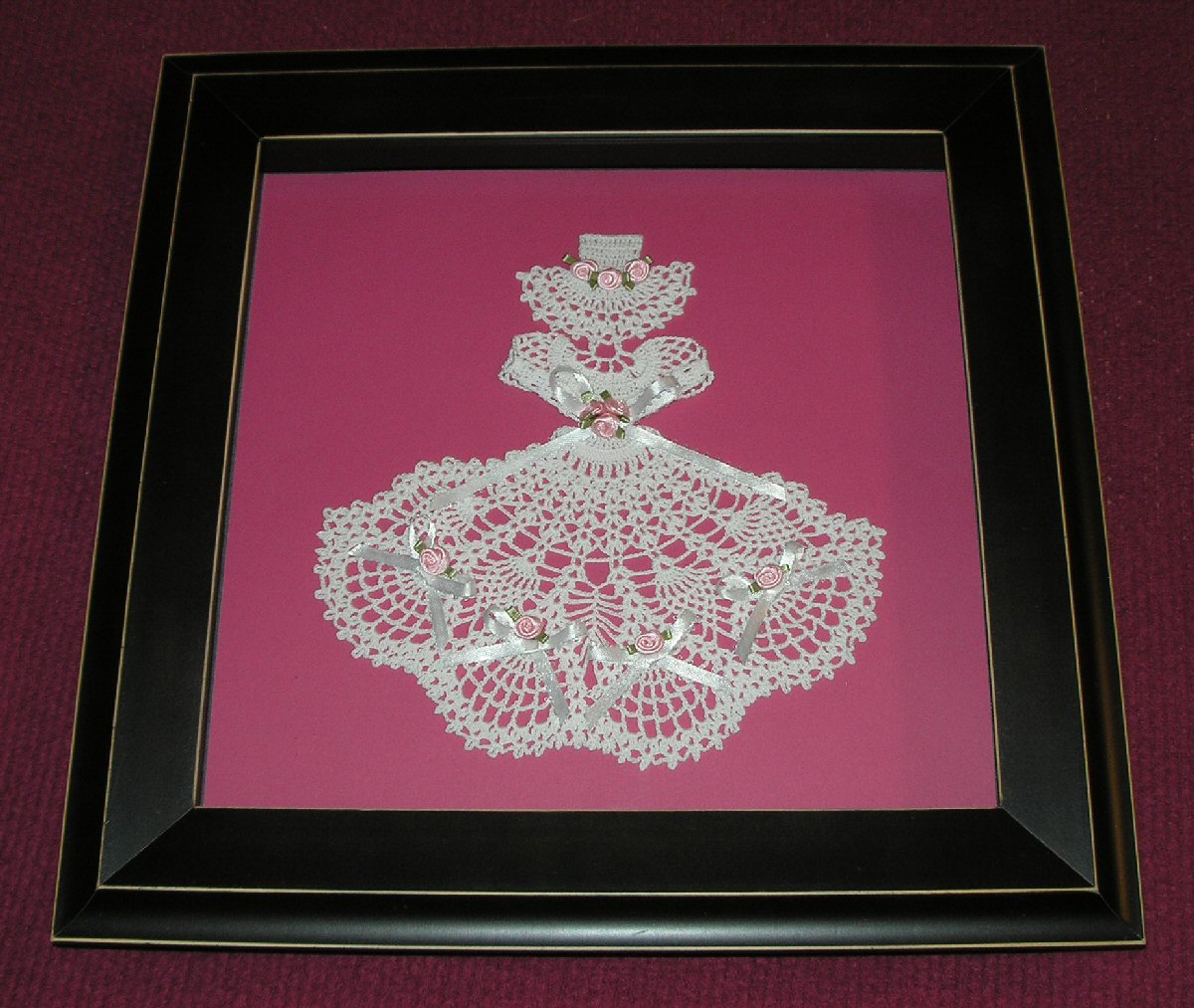 Crinoline Bride framed