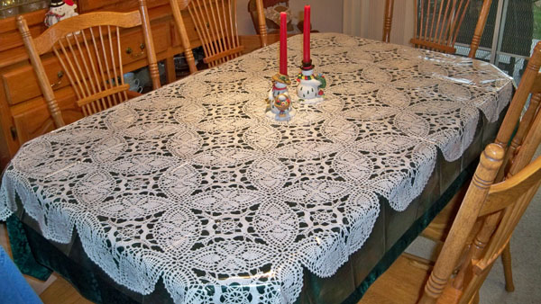 My Crocheted Tablecloth