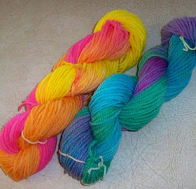 dyed yarn