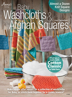 Baby Washcloths & Afghan Squares book (front cover)