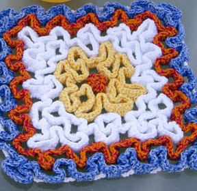 Wiggly Flower Hot Pad