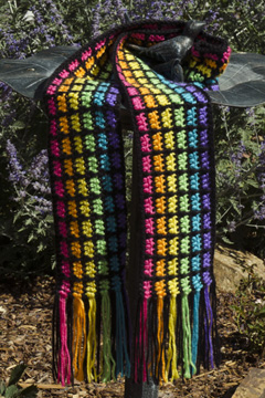 Easy Rainbow Scarf