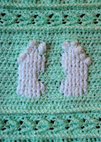 Baby Feet Baby Blanket close up