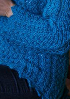Kells Cabled Sweater close up