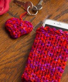 crochet phone cosy