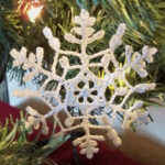 Stiffened Snowflake Ornament 2