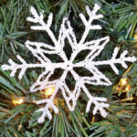 Stiffened Snowflake Ornament 4
