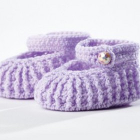 crochet baby booties