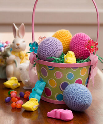 crochet Easter eggs