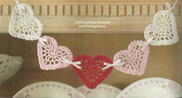 Heart Swag from Feb 2010 issue of Crochet World magazine