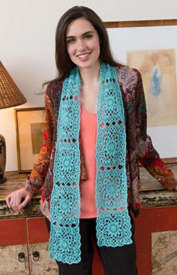 crochet scarf