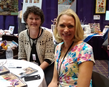 Ellen and me in Annie's booth