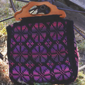 Tunisian crochet bag