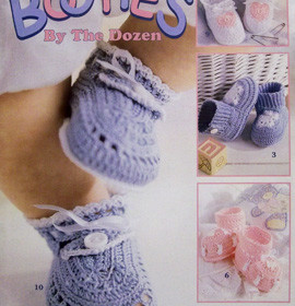 crochet baby booties book