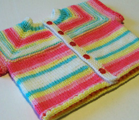 knit baby sweater