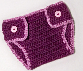 crochet diaper cover