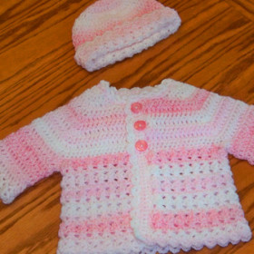 crochet baby dress