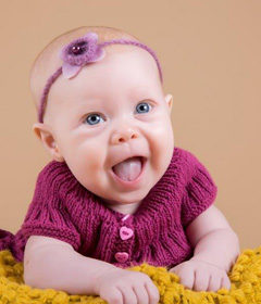 knit baby dress