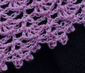 crochet cowlette