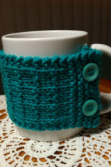 knit cup cozy