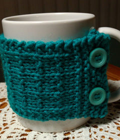 knit cup cozy