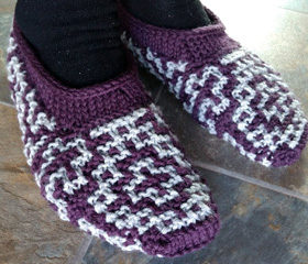 knit slippers