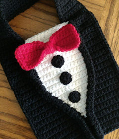 crochet baby bib