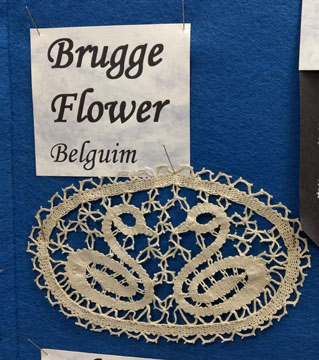Brugge Lace sample from class