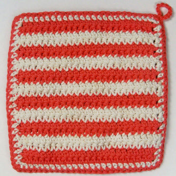 Star-Stitch Potholder Free Crochet Pattern — Knit Paint Sew