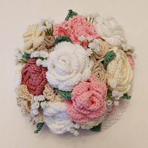 Crochet Wedding Bouquet | Flower Bridal Bouquet | World Crochet Flowers