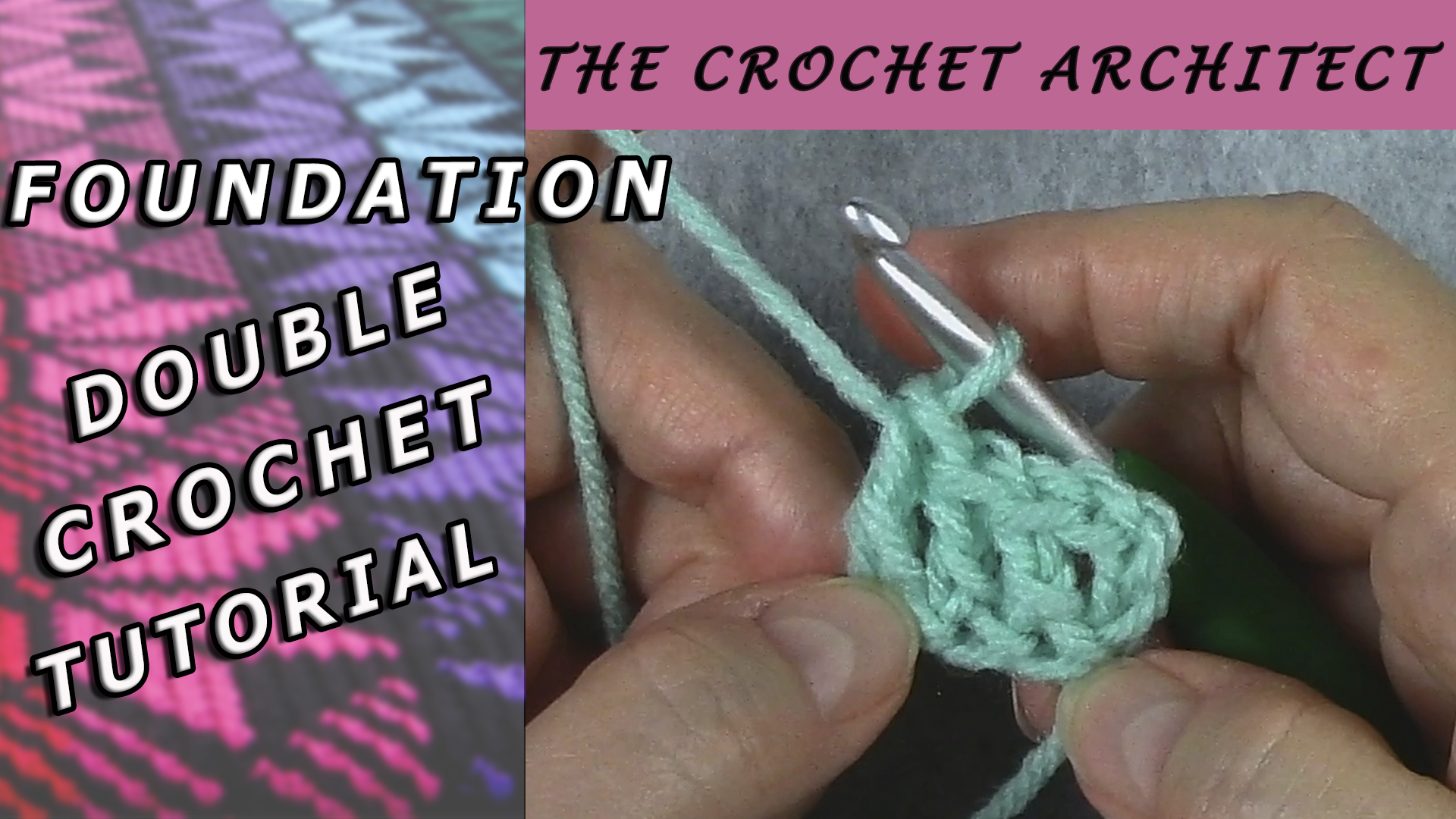 New Video Learn to Make a Foundation Double Crochet The Crochet