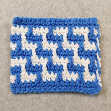 Inset Mosaic Crochet