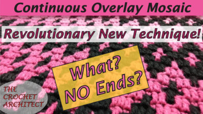 Continuous Overlay Mosaic Crochet video