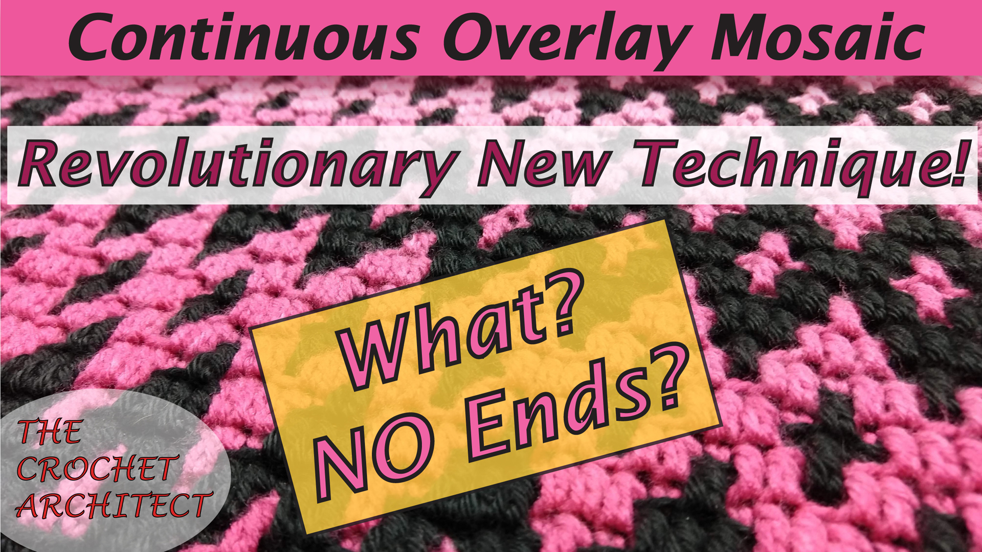 Continuous Overlay Mosaic Crochet video