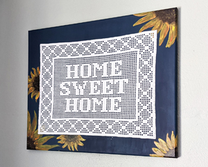 Home Sweet Home filet crochet