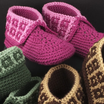 Crochet Family Slippers