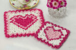 Wiggly Valentine Hot Pad & Coaster