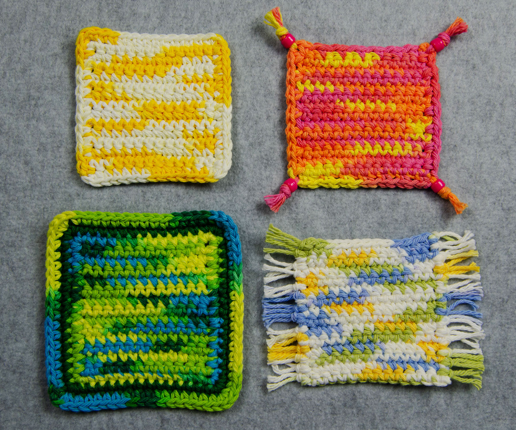 crochet coasters