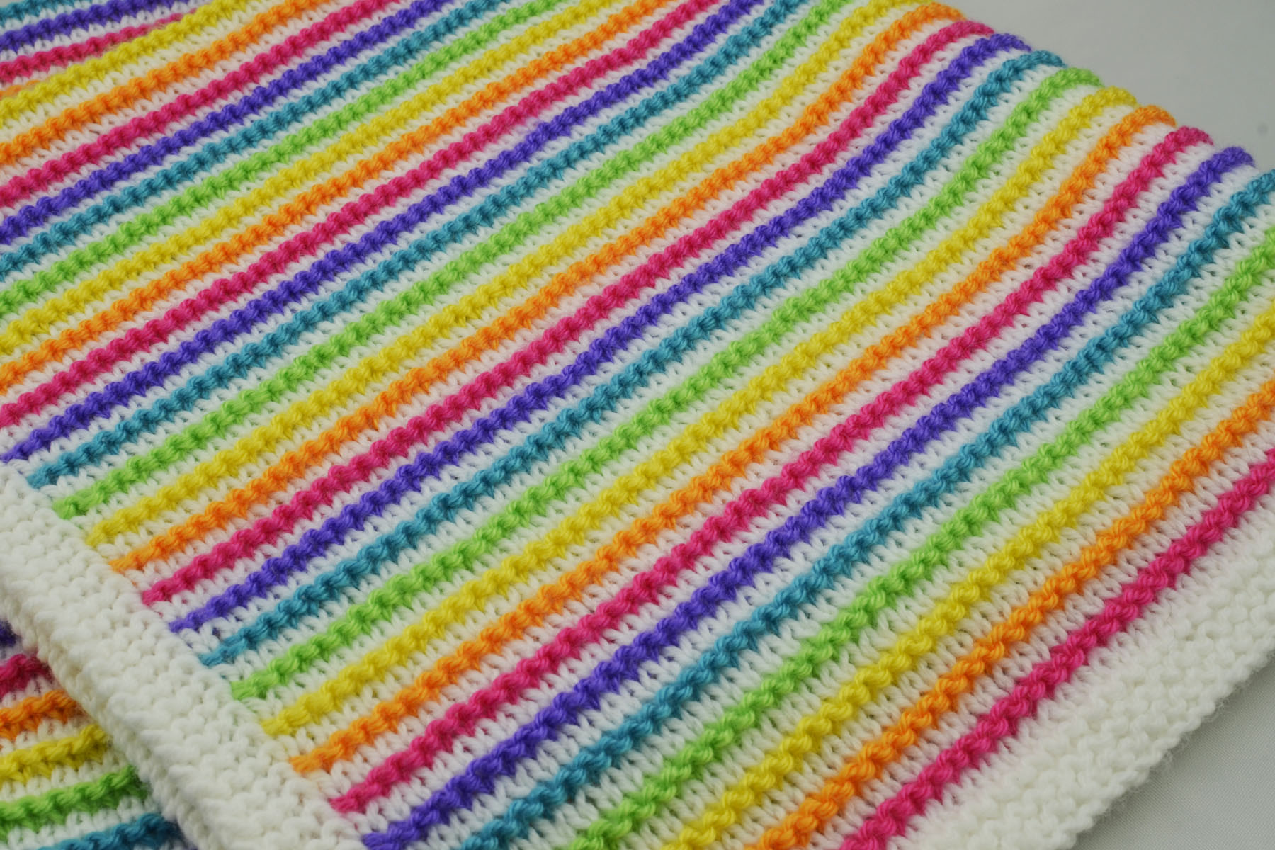 knit baby blanket