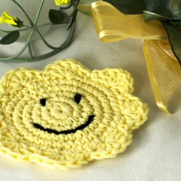 crochet coaster